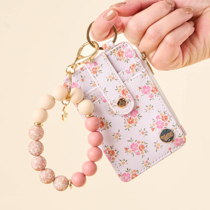 Hands-Free Keychain Wristlet-Mauve Muse