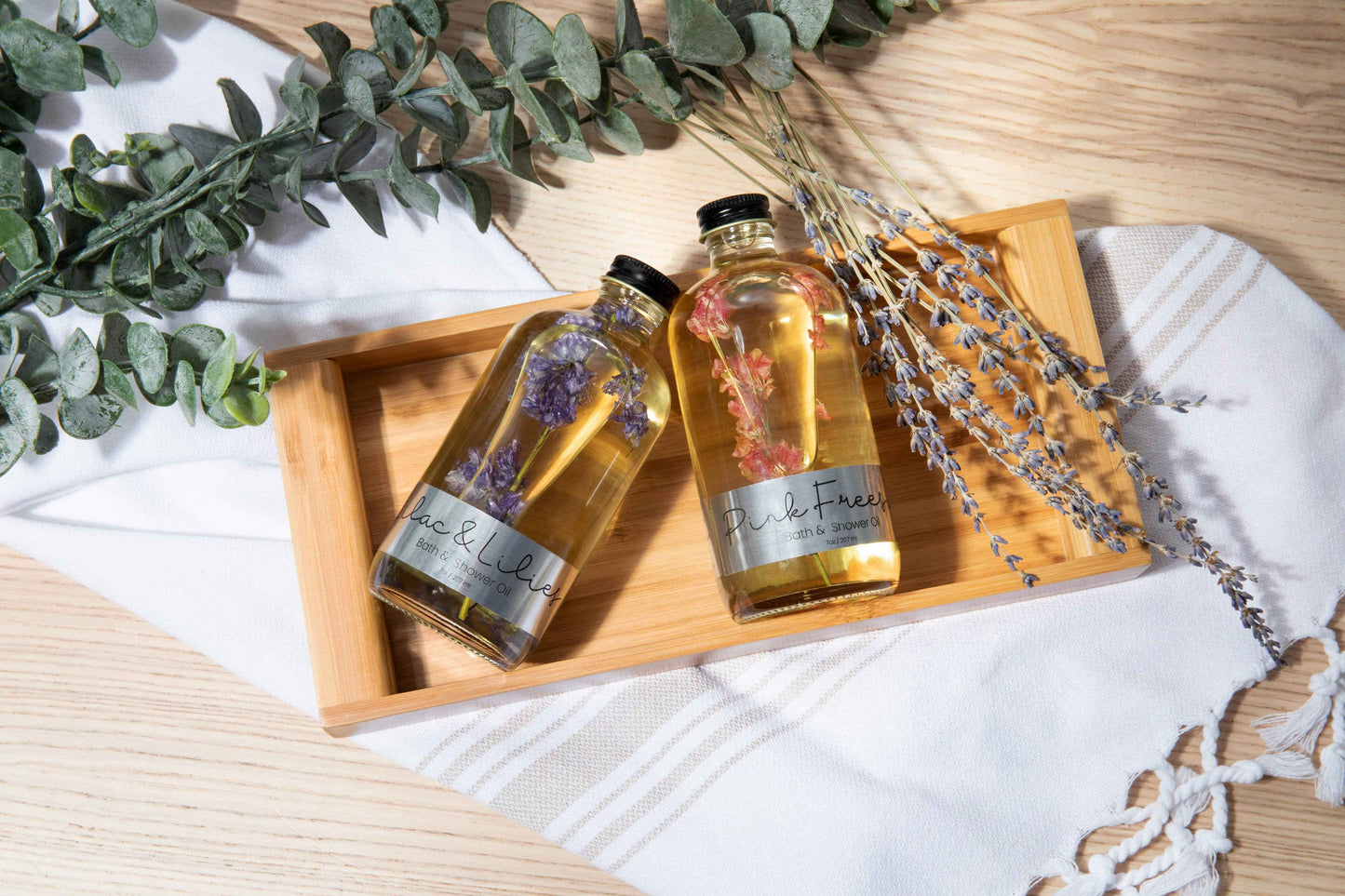 Shower + Bath Oil: Both Scents