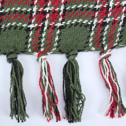 Cabin Christmas Plaid Throw