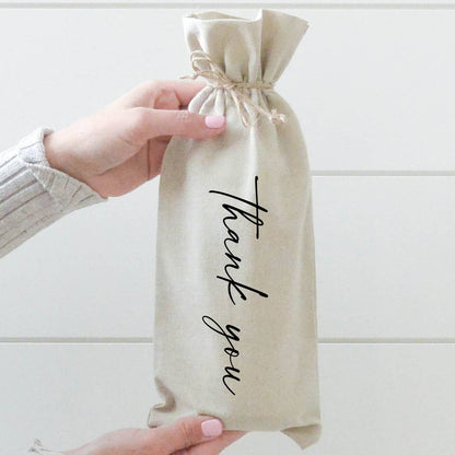 Bolsa de vino de agradecimiento