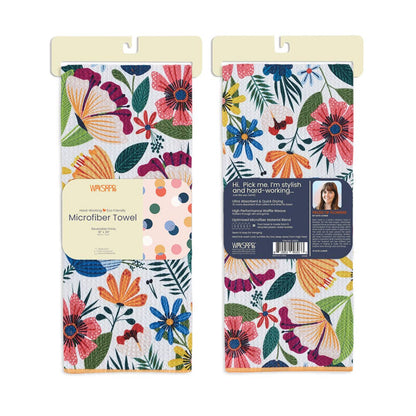Fields Of Flowers Microfiber Hand Towel