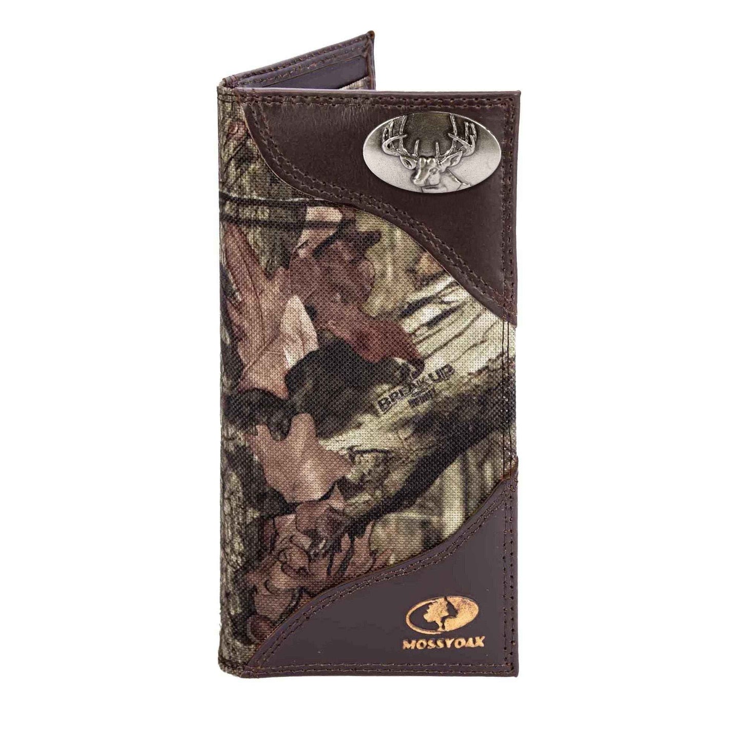 Buck Leather Roper Wallet: Crazyhorse Brown