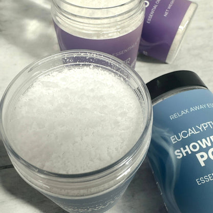 Relax Away Essentials - Shower Steamer Powder - 6 oz  - Made in USA