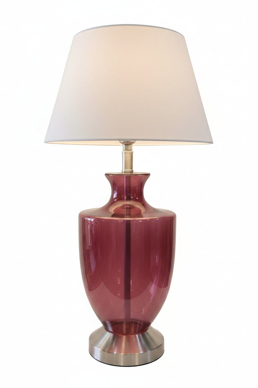Glass Lamp with Shade
