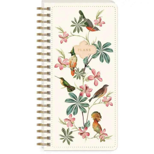 Ephemeral Garden Birds Undated Daily Planner