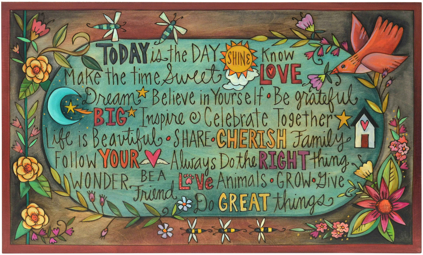 Large Wall Plaque | "Sage Advice"