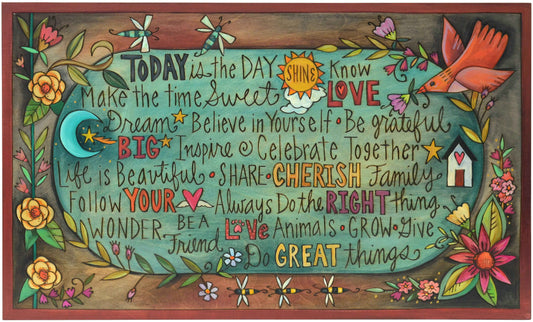 Large Wall Plaque | "Sage Advice"
