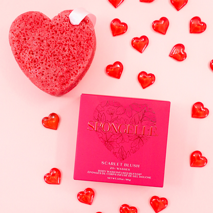 Spongellé Scarlet Blush Heart Buffer 