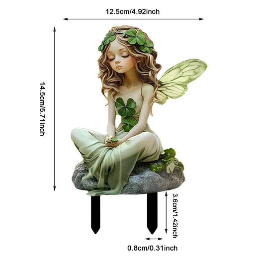 Fairy Garden Stake Decor – Outdoor Yard Ornament