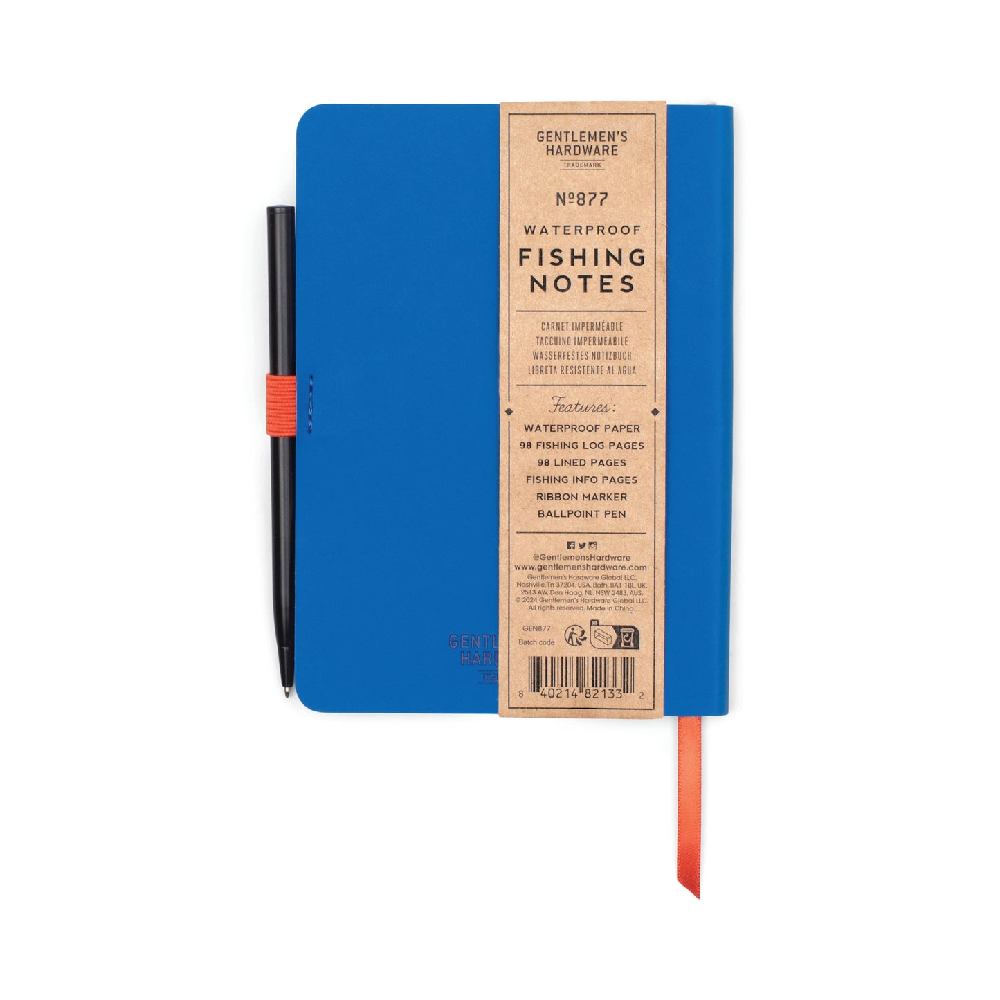 Cuaderno de pesca impermeable