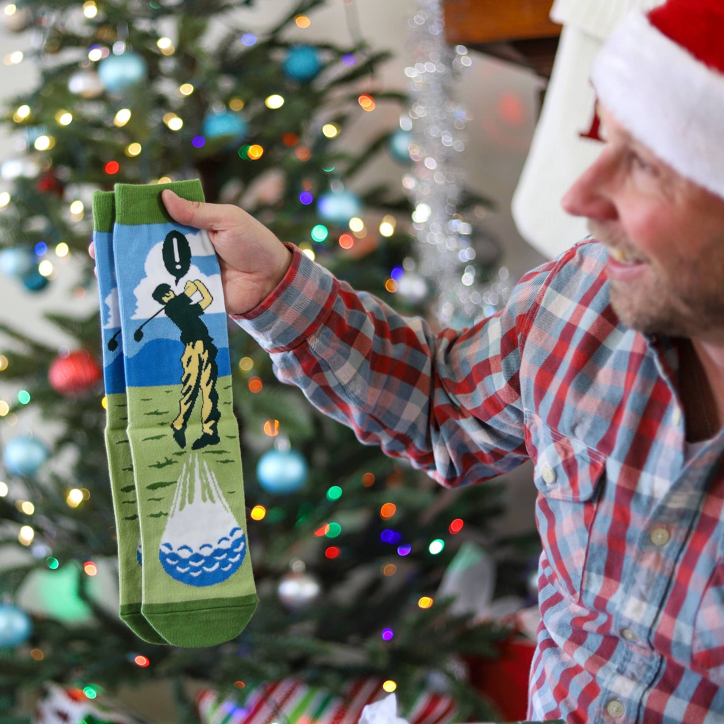 Swing Swear Repeat Golf Socks