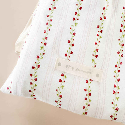 Layette Set Strawberry Pink Rose Newborn Baby Shower Gift: Pink / NB