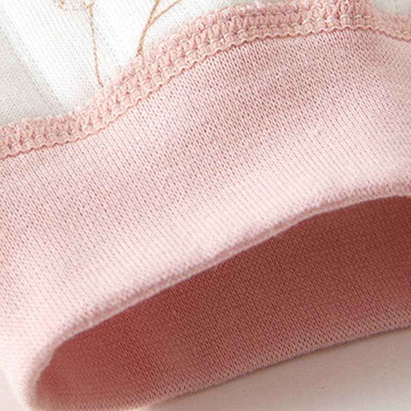 Baby Newborn Flower Quilted Romper: Pink / 3-6M