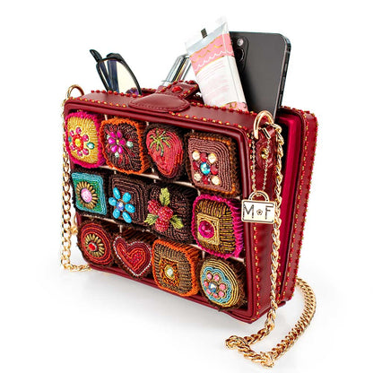Sweet Indulgence Beaded Candy Crossbody Shoulder Handbag