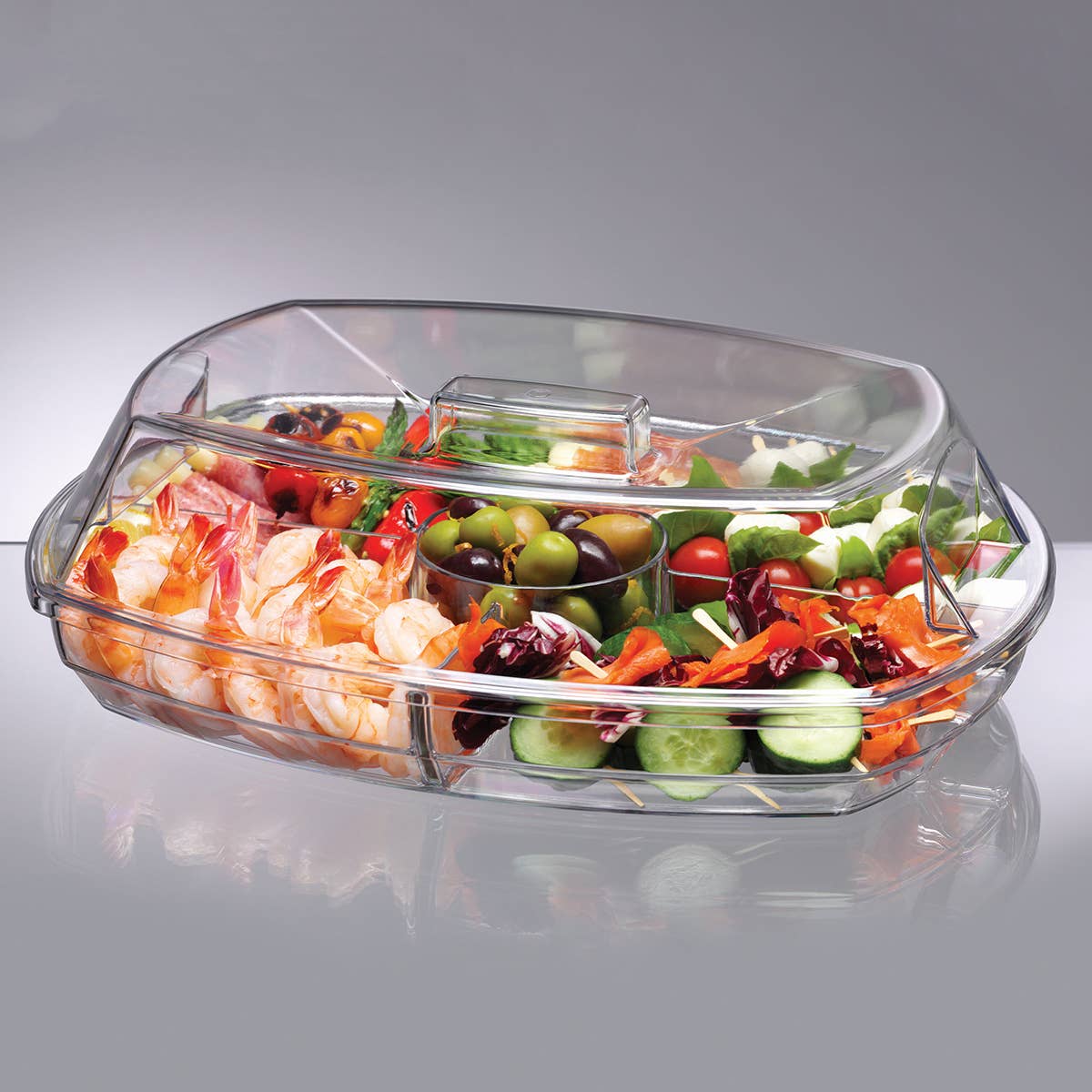 Flip-Lid Appetizers  On Ice™