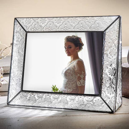 Vintage Glass Picture Frame