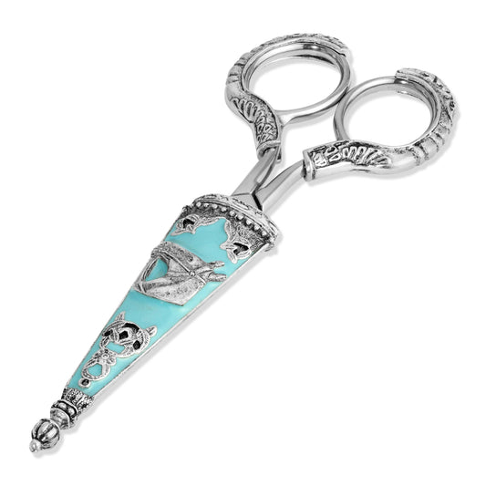 1928 Jewelry - 1928 Jewelry Turquoise Horse Scissors