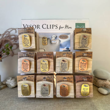 Clips de visera para él