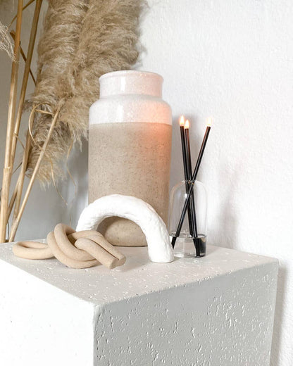 Black Everlasting Candles – Reusable Steel Oil Candlesticks