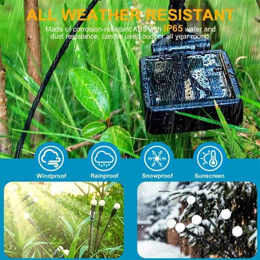 Buddha Ayurveda - Solar Firefly Garden Lights - Lawn Lamps Home Holiday Decor