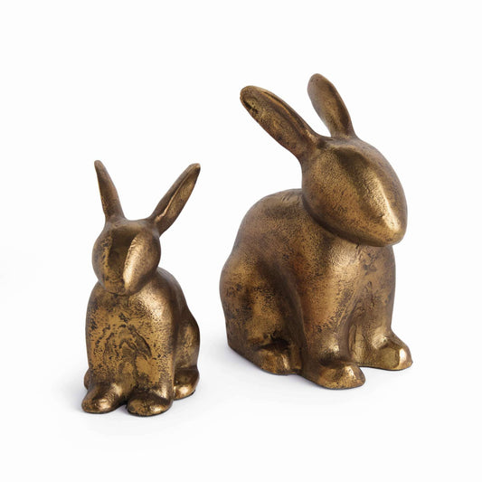 SITTING RABBIT SCULPTURE- Set of 2