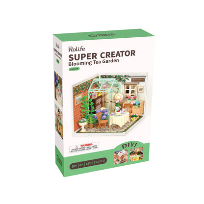 Hands Craft - DIY Miniature House Kit: Blooming Tea Garden
