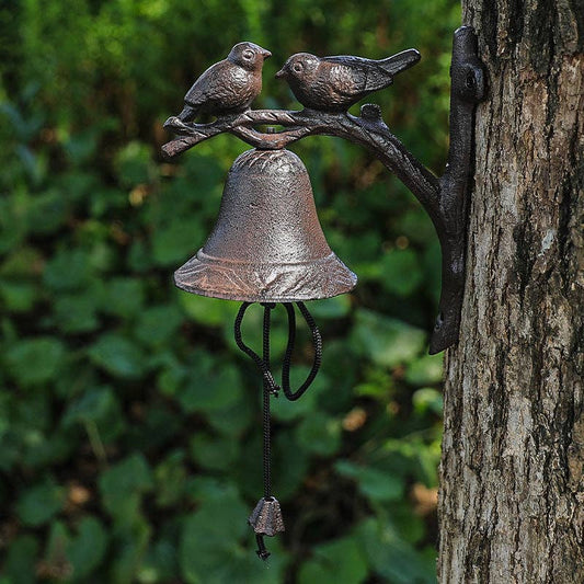 Vagabond Vintage - Cast Iron Double Bird Bell