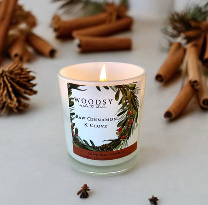 Cinn & Clove Watercolor 12oz Candle