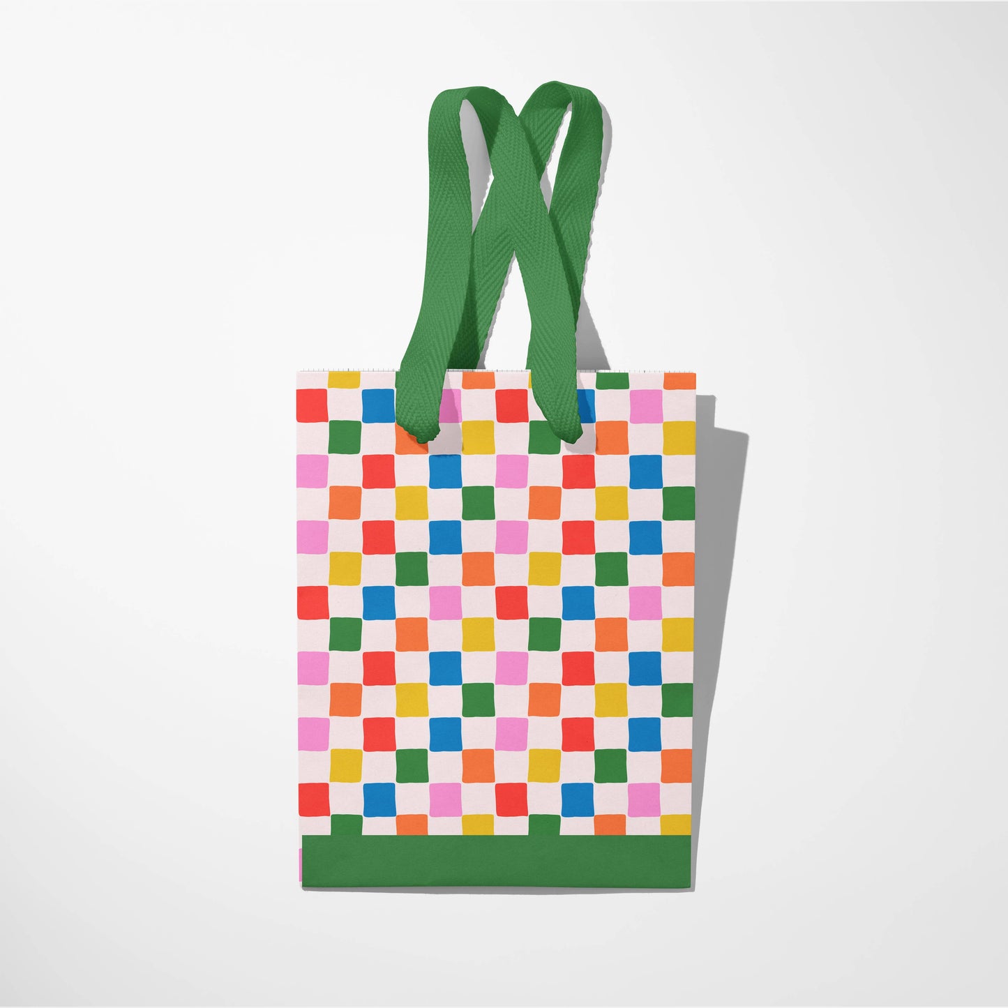 Checkered Colorful Gift Bag