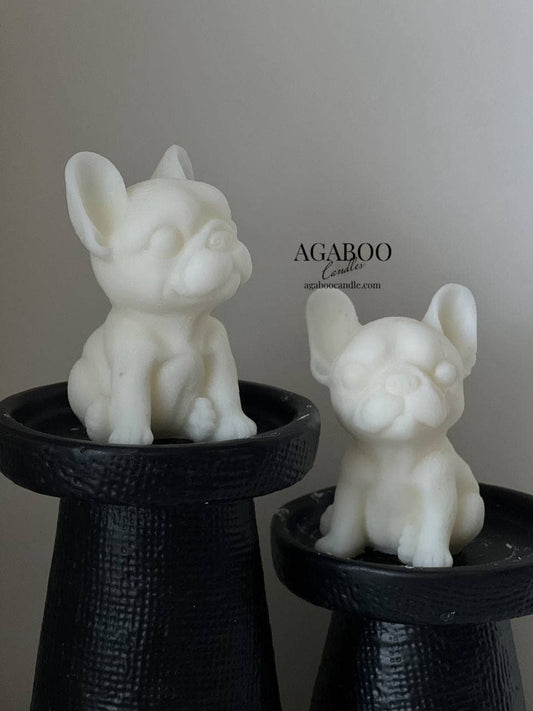 Small Cute Puppy Candle 4x2.5in - Animals