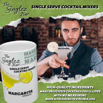 ThousandOaksBarrelCo. - Singlez Bar Margarita- 5-Pack Single Serve Mixers