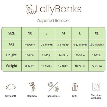 LollyBanks - Bamboo Baby Convertible Zipper Pajamas - Golf Cart