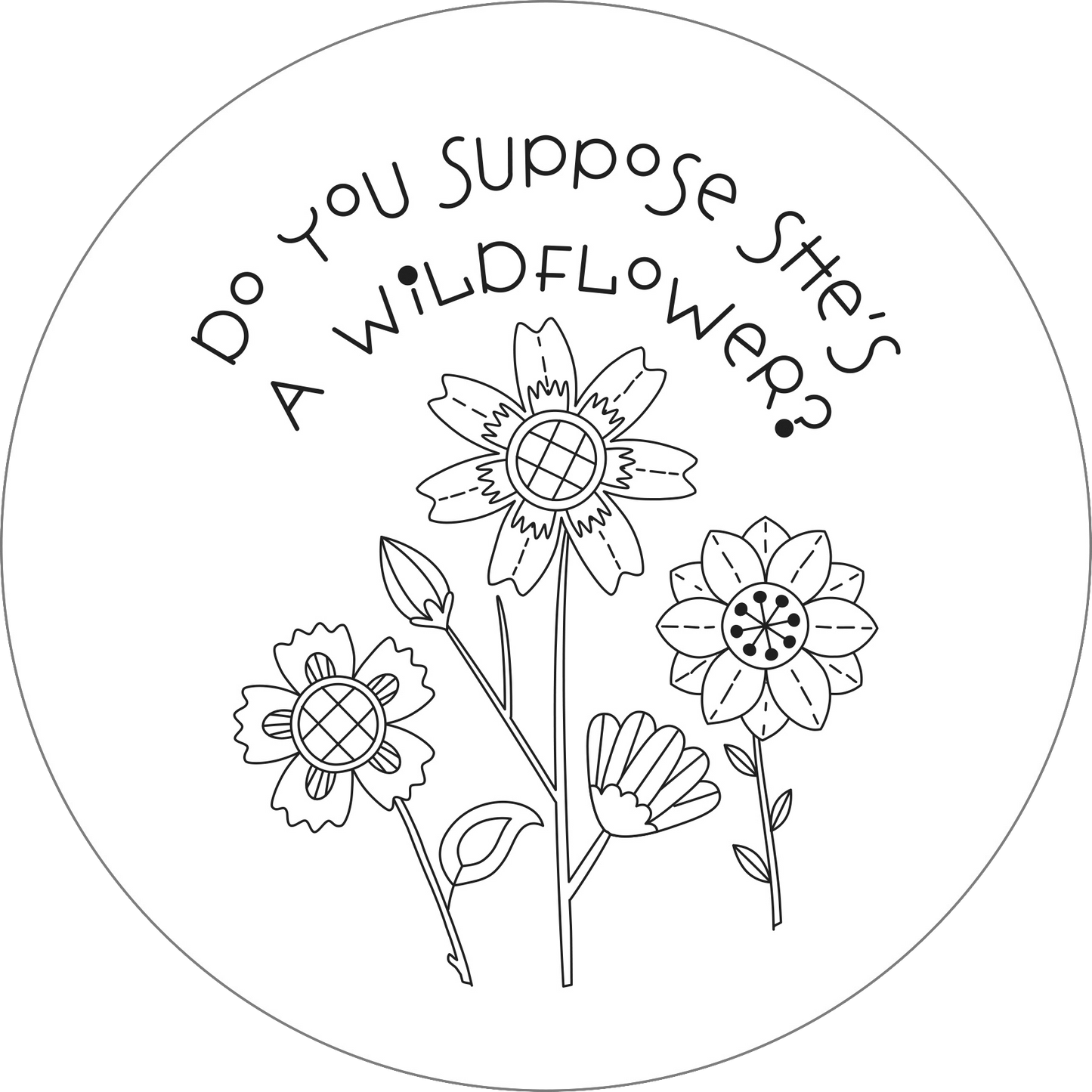 Blooms & Succulents Embroidery Pattern Transfers