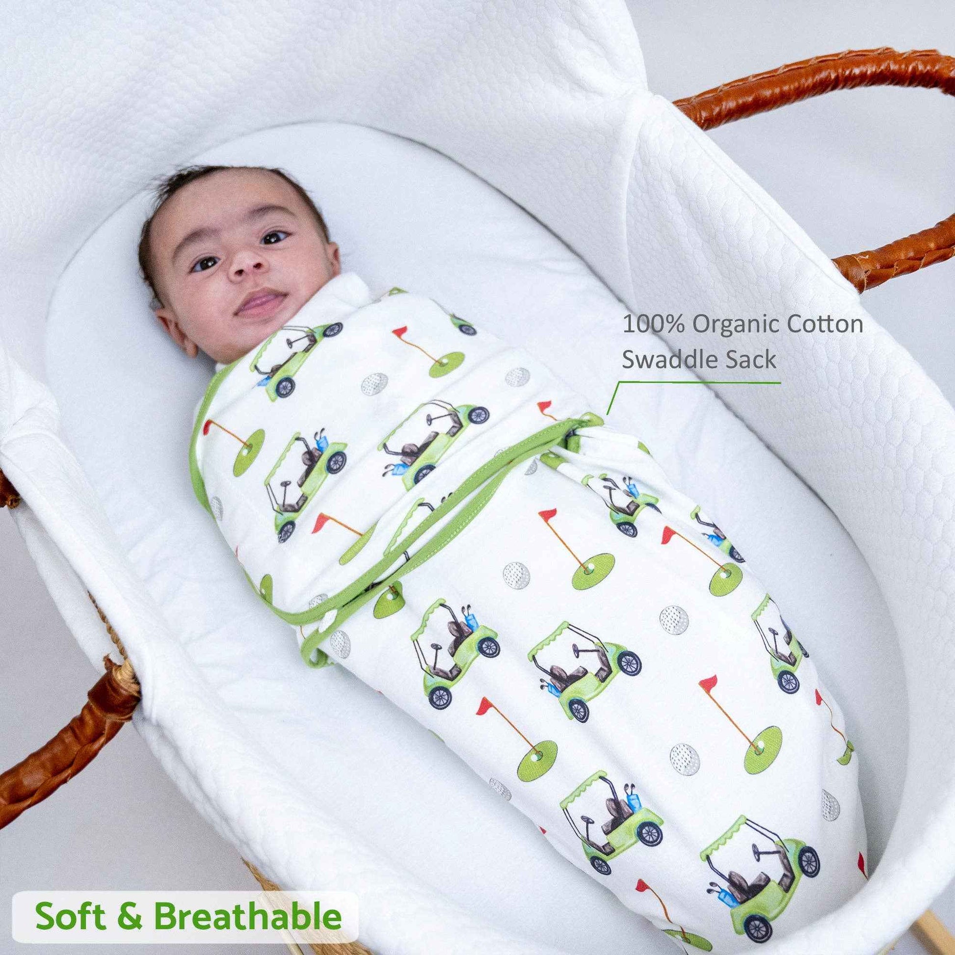 LollyBanks - Golf A Round Swaddle Sack-New