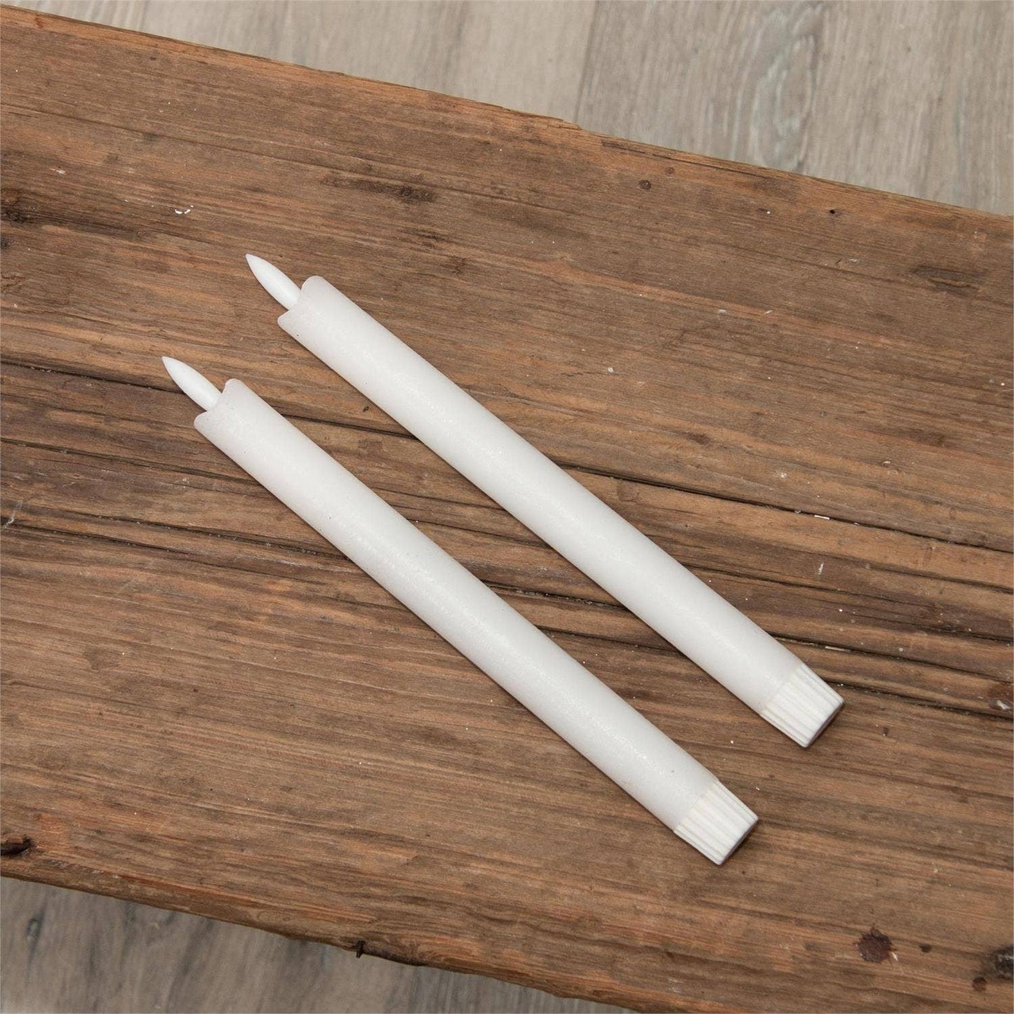 Taper Candles - White Flameless