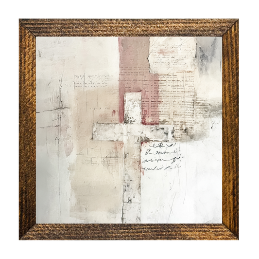 "BLESS YOUR HEART SERIES" BLUSH CROSS 3