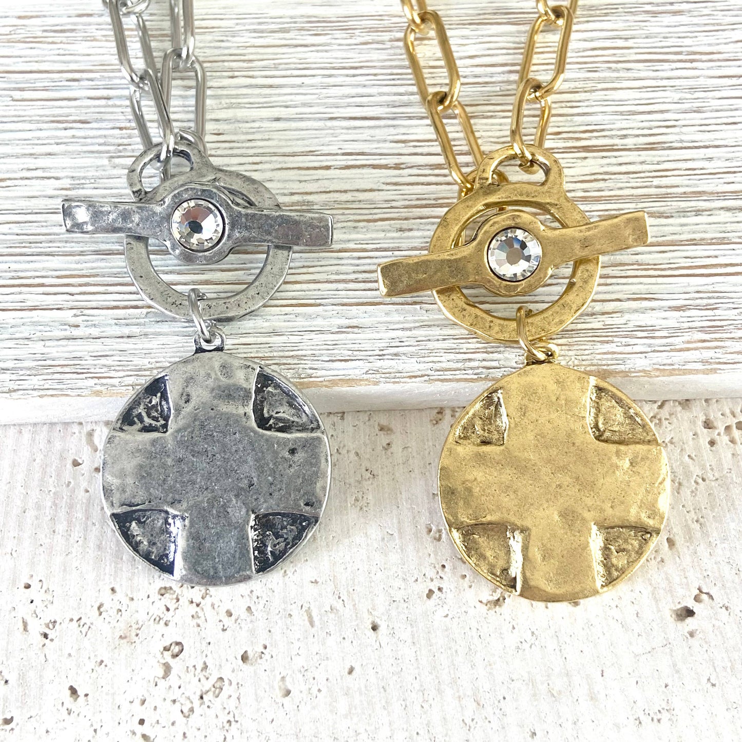 Lord’s Prayer religious medallion non tarnishing jewelry 