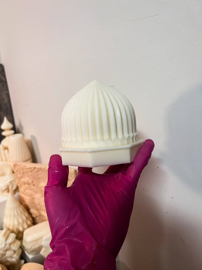 Exotic Cultural Domes Candle 4x4.5in - Religion - Shaped