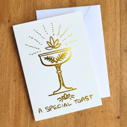 Enclosure Card - A Special Toast