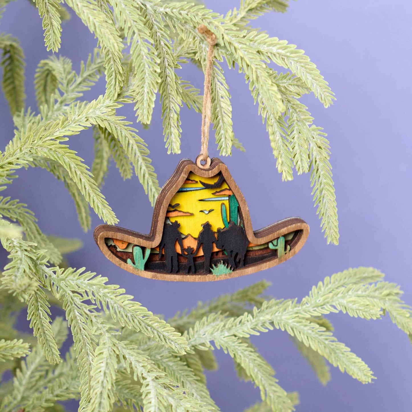 Cowboy Hat Magnetic Ornament