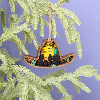Cowboy Hat Magnetic Ornament