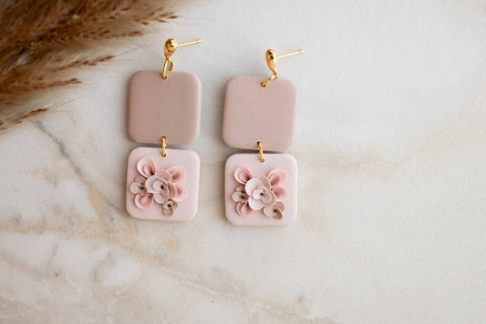 Neutral Floral Squares