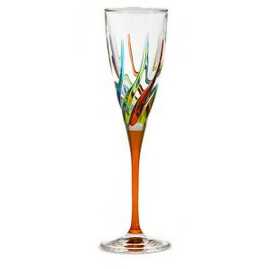 Trix Multi Champagne Flute - Venetian Glass