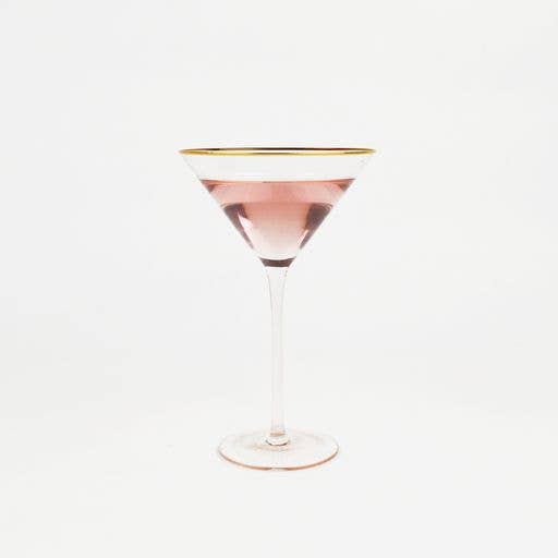 8 Oak Lane - Light Pink Martini Glass