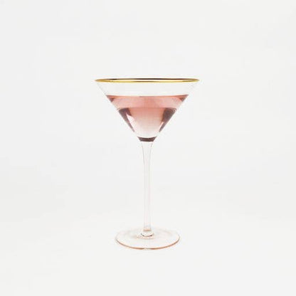 8 Oak Lane - Light Pink Martini Glass