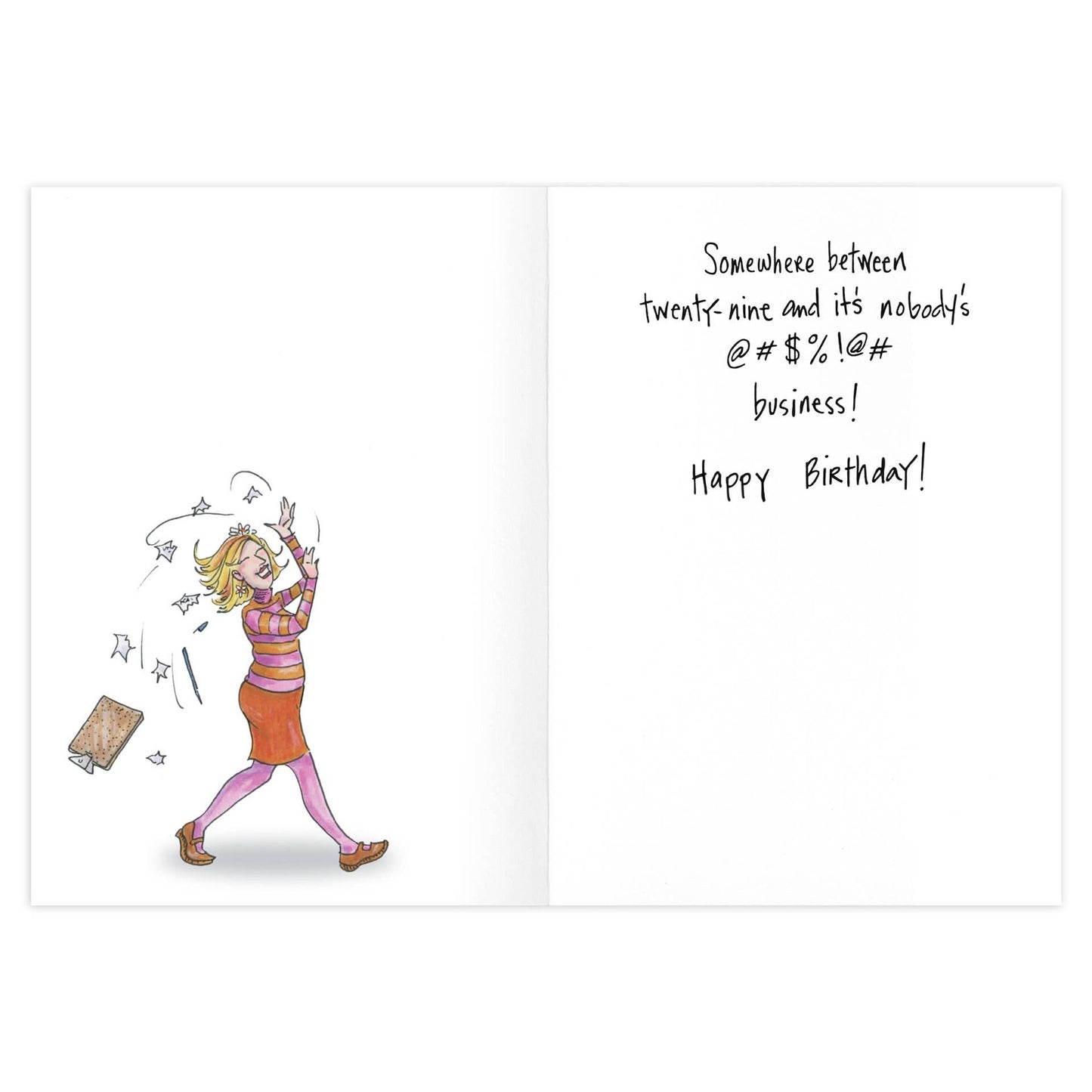 In-Between Age Birthday Card