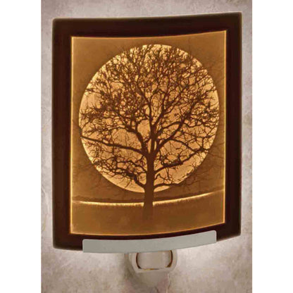 Midnight Moon Porcelain Lithophane Night Light