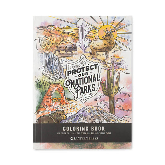 Protejamos nuestros parques nacionales: libro para colorear de los 63 parques