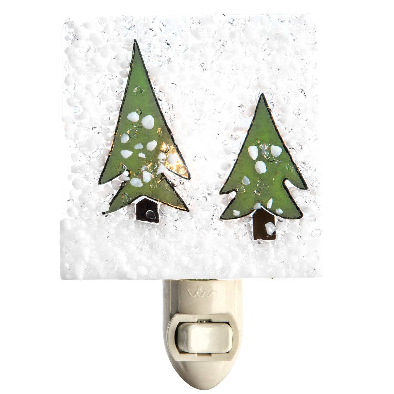 Stained Glass Vintage Christmas Tree Nightlight
