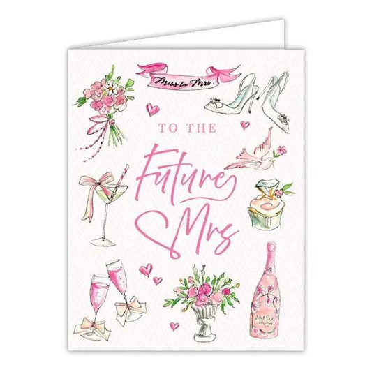 To the Future Mrs. Bridal Icons Greeting Card